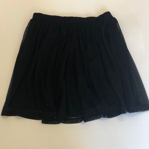 Pacsun LA Hearts Black Skater Skirt